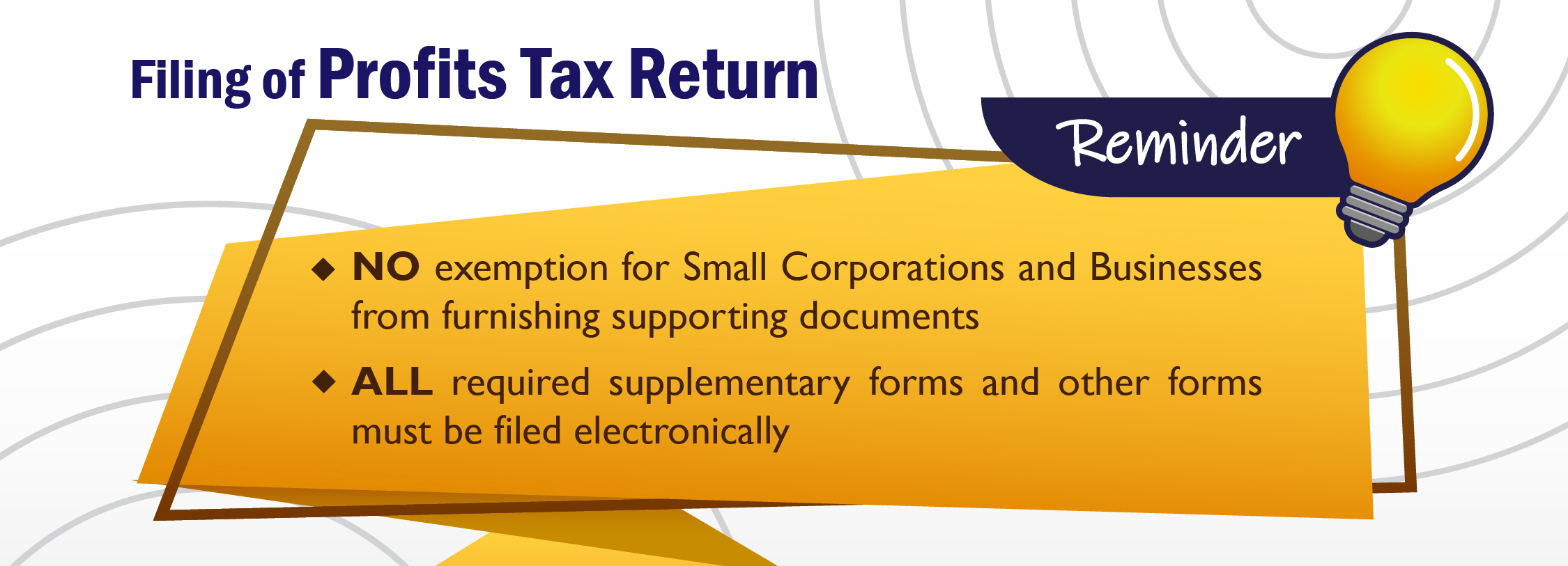 Warm Reminder on Profits Tax Return Filing Requirements