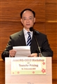 The Commissioner of Inland Revenue, Mr Wong Kuen-fai, addressing the opening ceremony