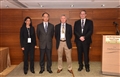 The Commissioner of Inland Revenue, Mr Wong Kuen-fai, (second left) is pictured with three experts on OECD workshop