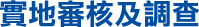 實地審核及調查