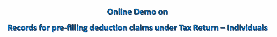 Online Demo on Requesting to 
Amend Tax Assessment and / or Provisional Tax