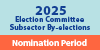 Nomination period for 2025 Election Committee Subsector By-elections 